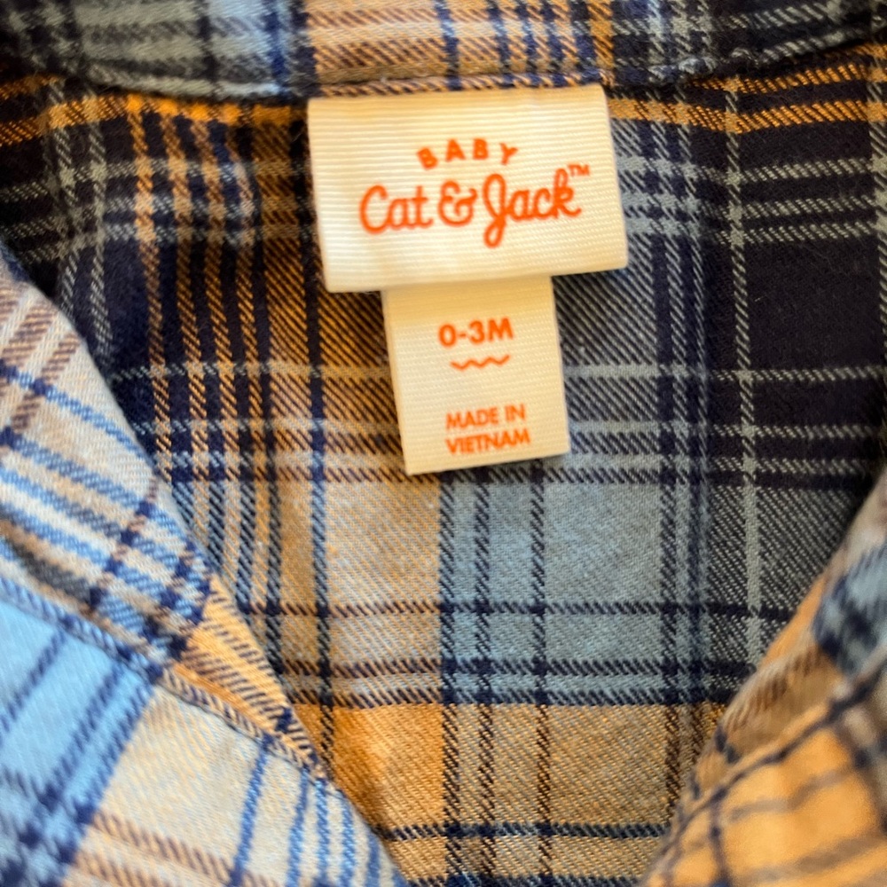 Cat & Jack Plaid Jumpsuit - Picture 3 of 6